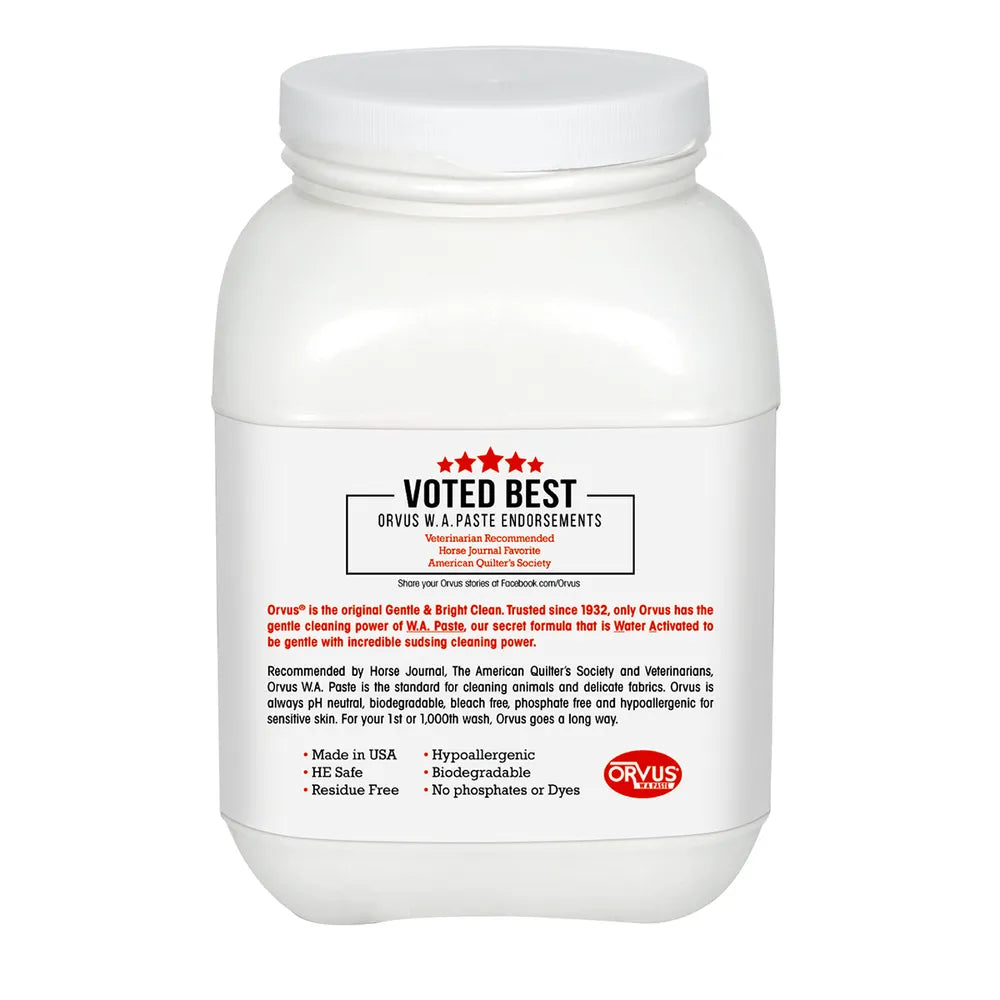 Orvus WA Paste Soap – Multi-Purpose Gentle Cleaner