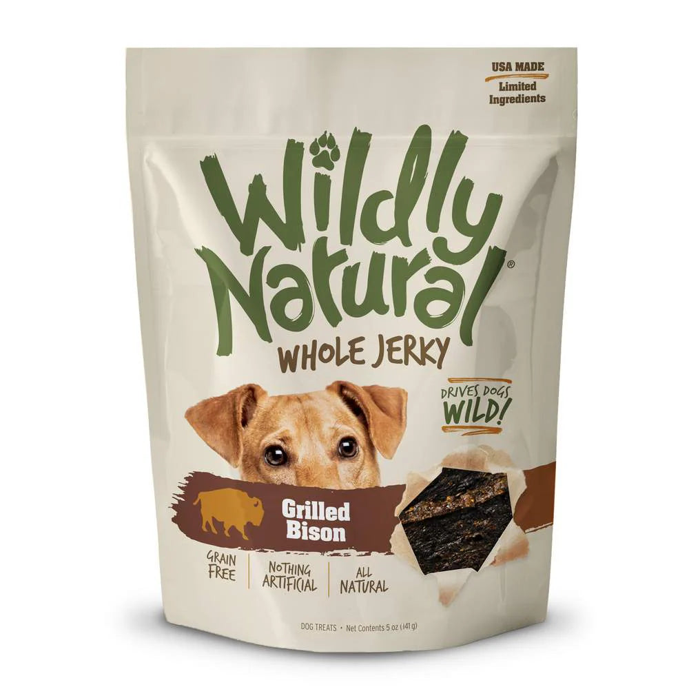 Wildly Natural Whole Jerky Strips – Grilled Bison