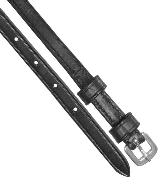 Double Keeper Leather Spur Straps 18"