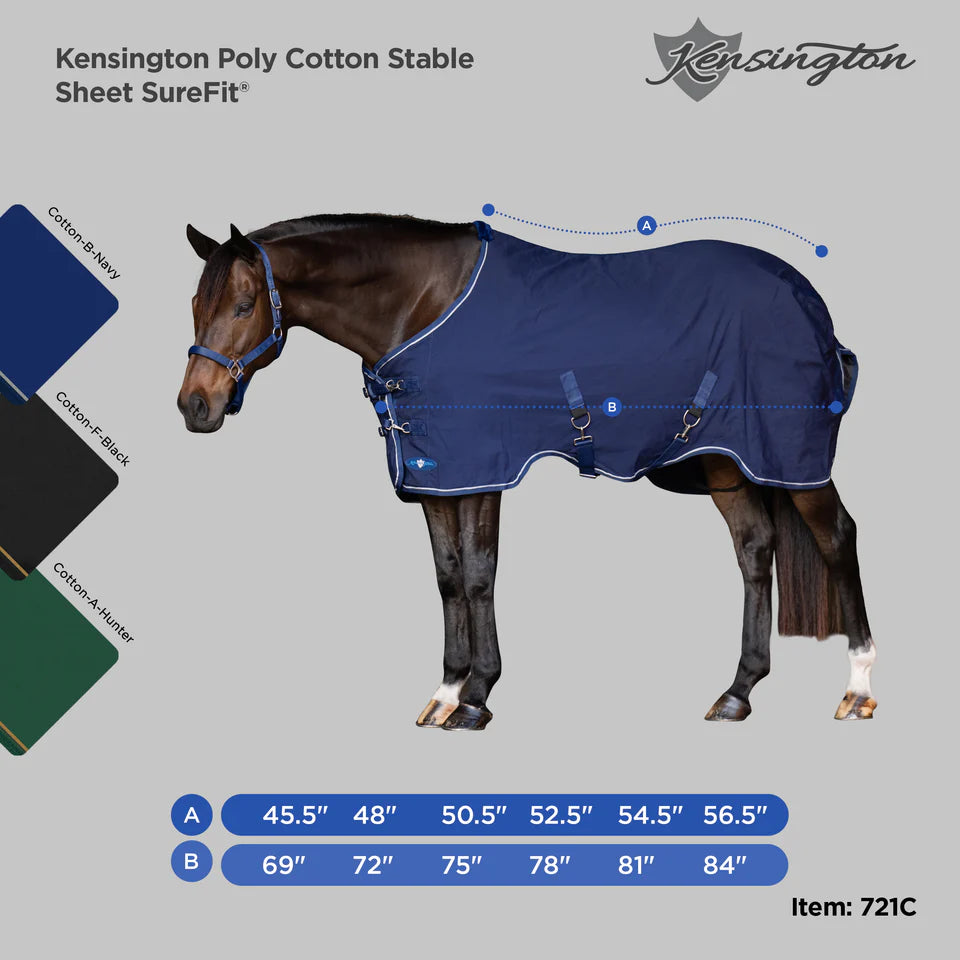 Poly Cotton Stable Sheet by Kensington Protective Products