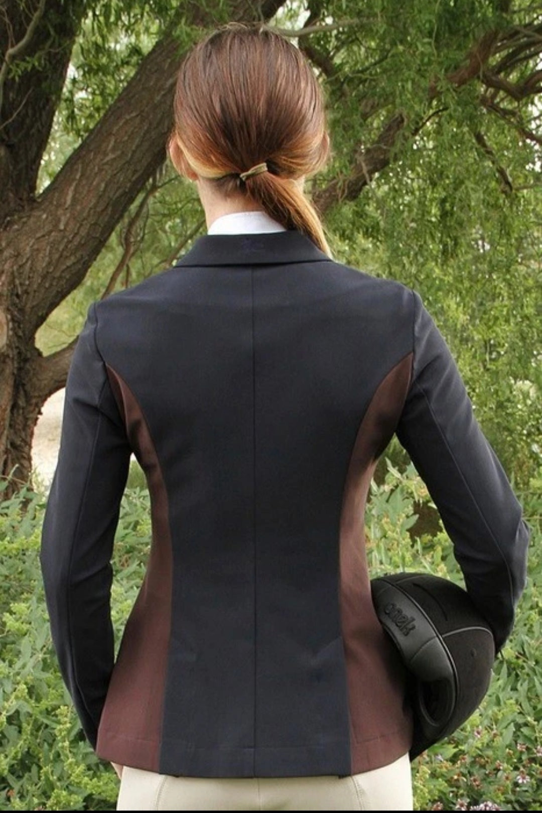 RJ Classics Washington Show Coat in Navy & Brown - Women's 10, 8