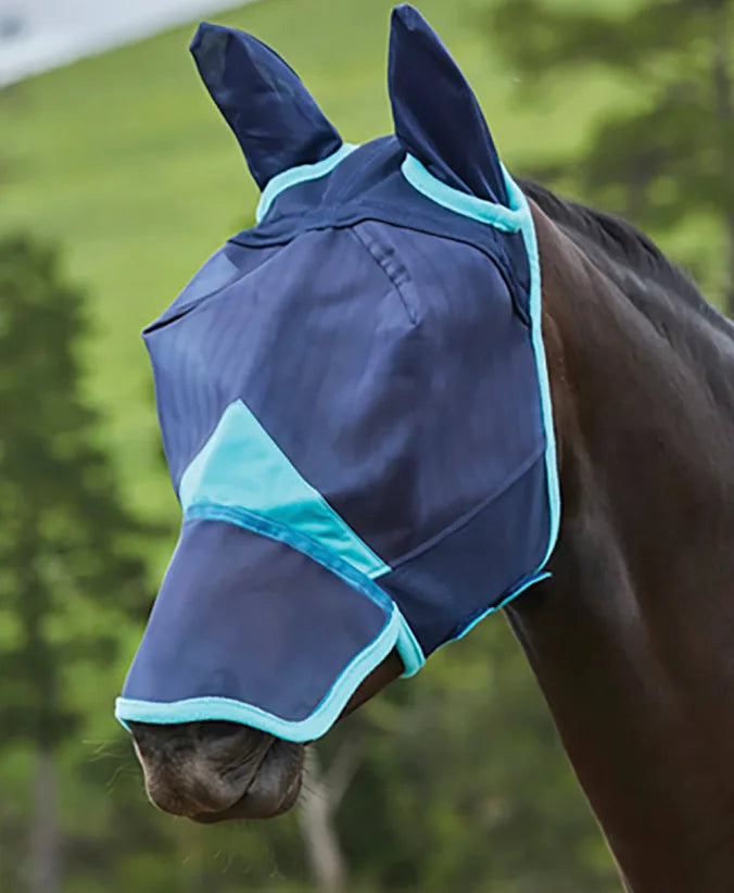 Fine Mesh Fly Mask with Nose/Ears - Pony