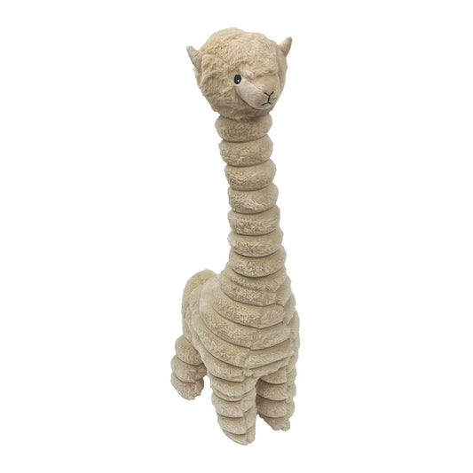 Alpaca Squeaky Plush Dog Toy, 26-in