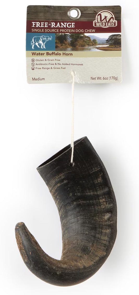 Wild Eats Water Buffalo Horn Dog Chew Treats