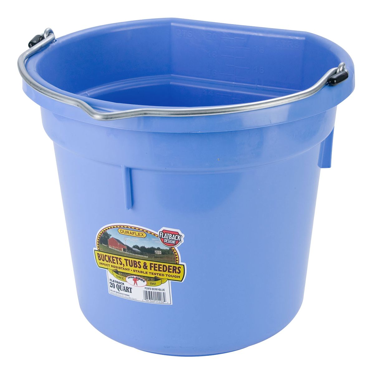 DuraFlex Flat Back Bucket 20-Quart