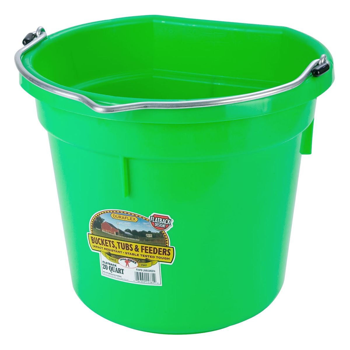 DuraFlex Flat Back Bucket 20-Quart