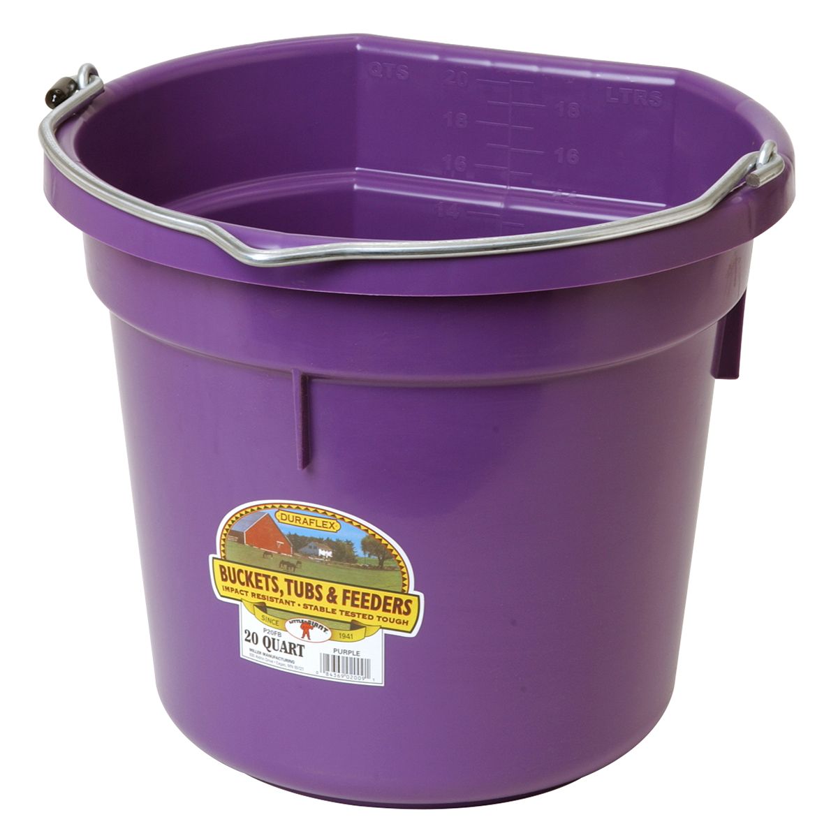 DuraFlex Flat Back Bucket 20-Quart