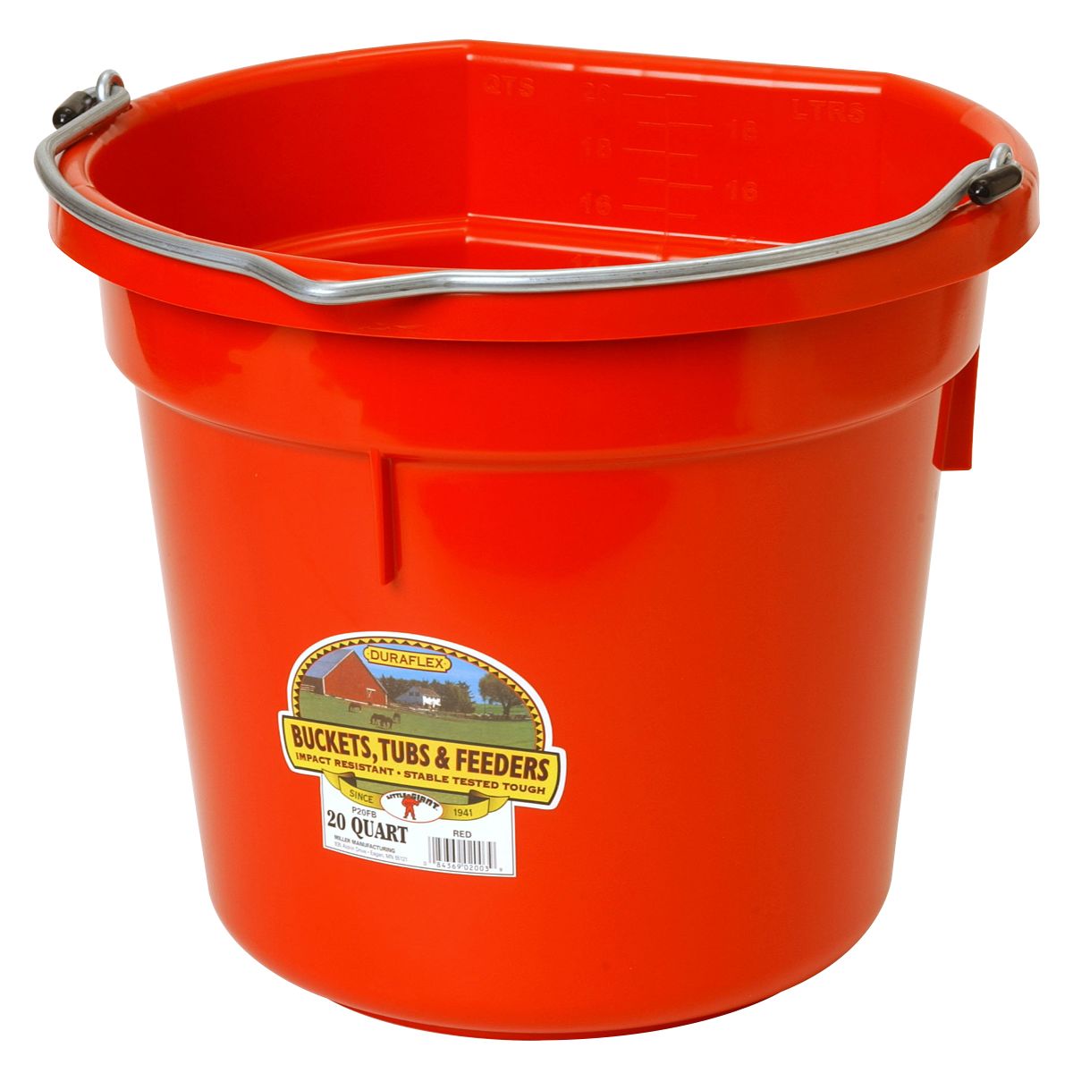 DuraFlex Flat Back Bucket 20-Quart