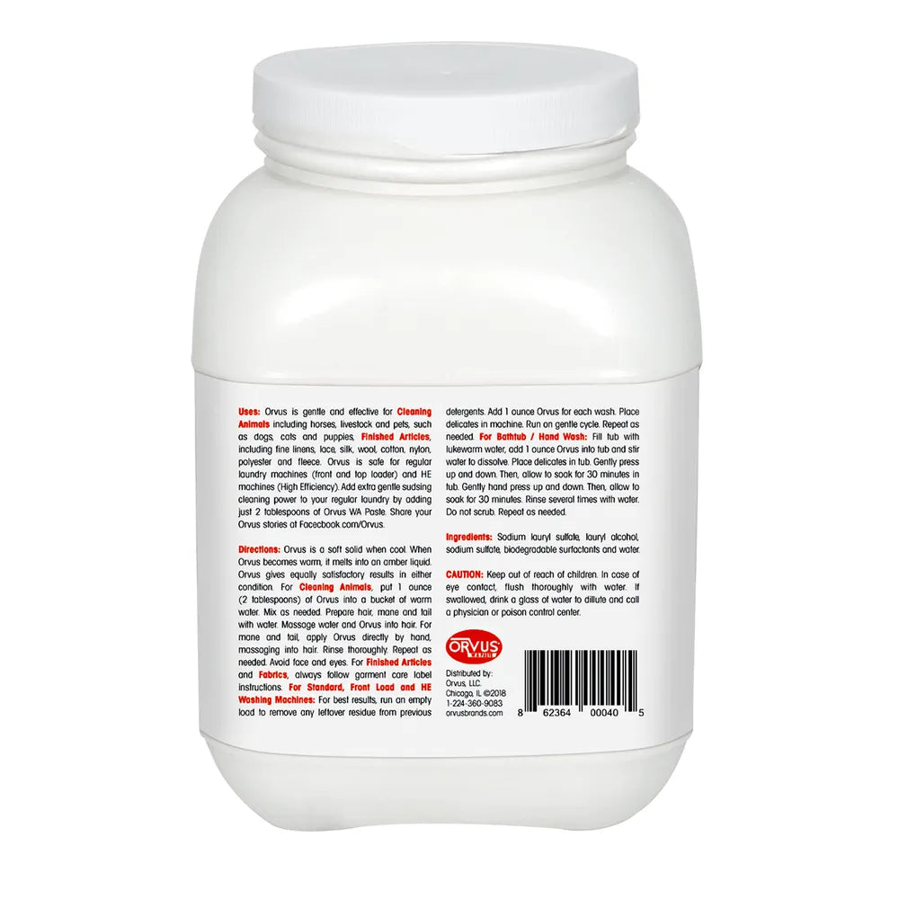 Orvus WA Paste Soap – Multi-Purpose Gentle Cleaner