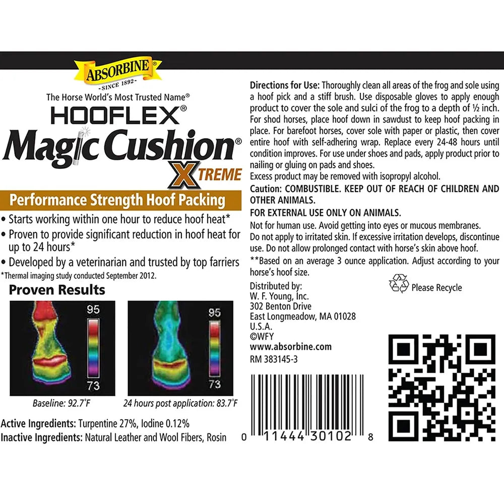 Magic Cushion Xtreme Hoof Packing – Maximum Strength Relief for Performance Horses
