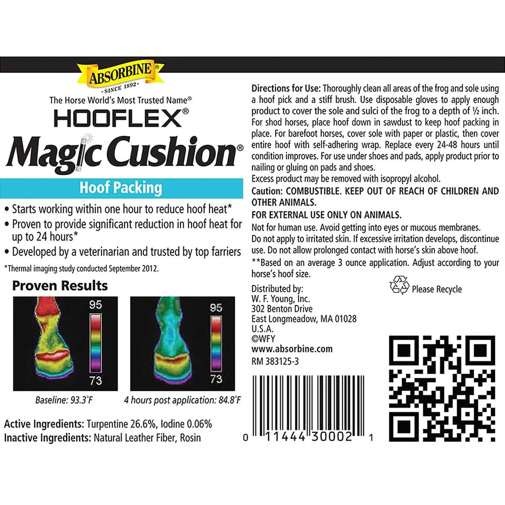 Hooflex Magic Cushion Hoof Packing – Fast-Acting Relief for Hoof Soreness & Inflammation