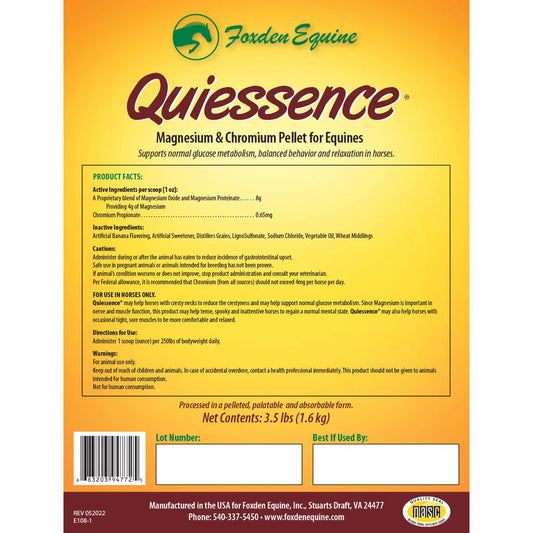 Quiessence Magnesium and Chromium Pellet