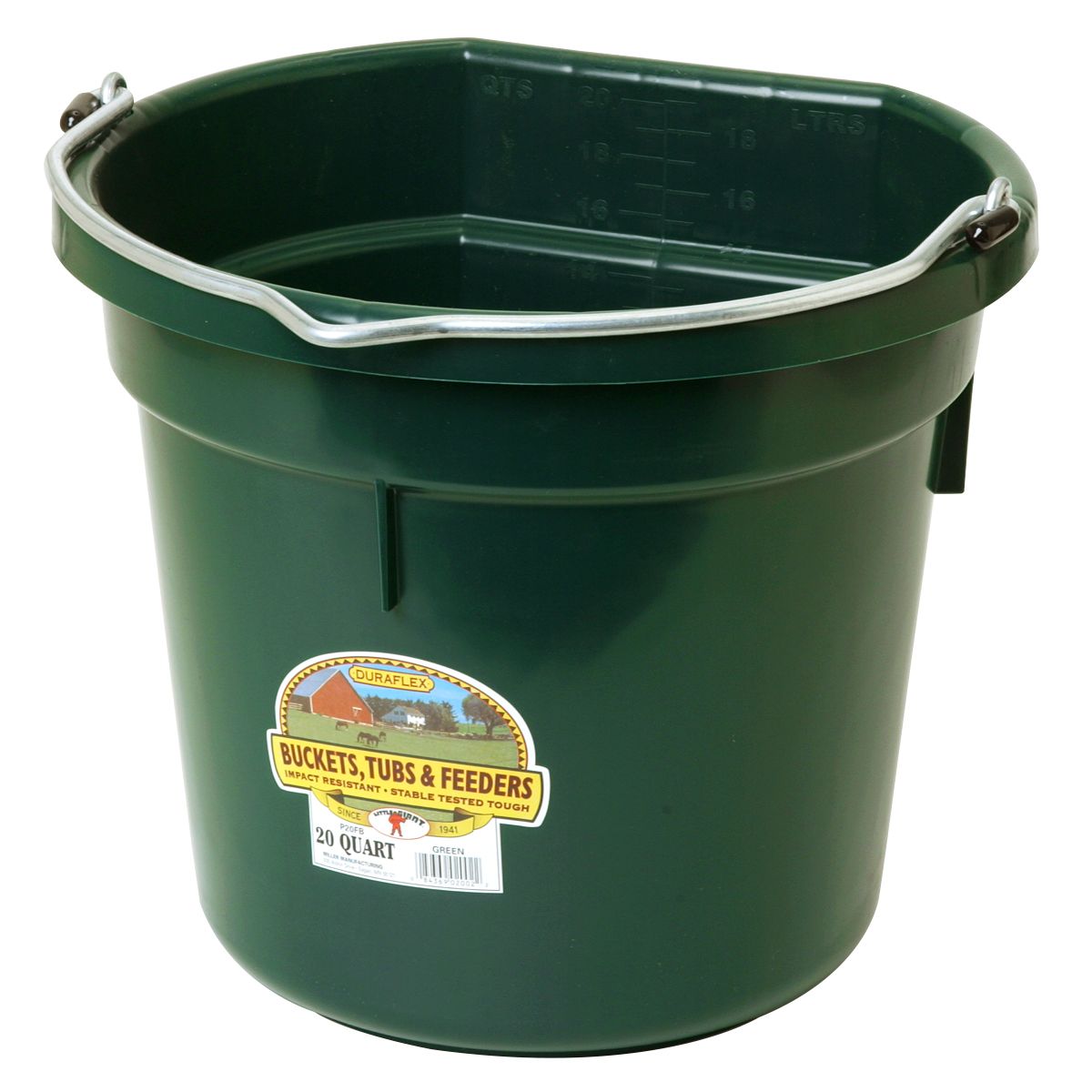 DuraFlex Flat Back Bucket 20-Quart