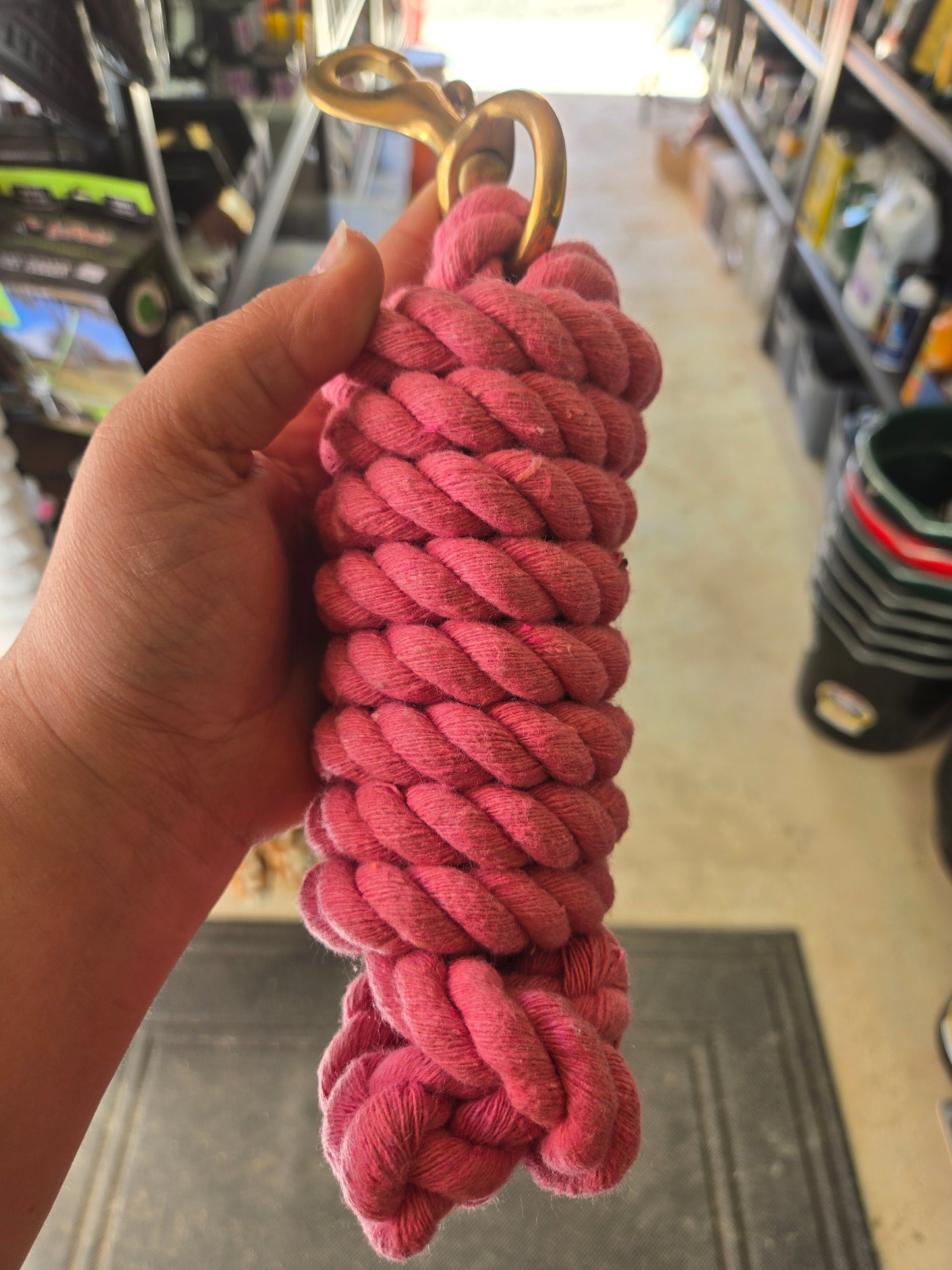 3-Ply Cotton Lead with Solid Brass Snap