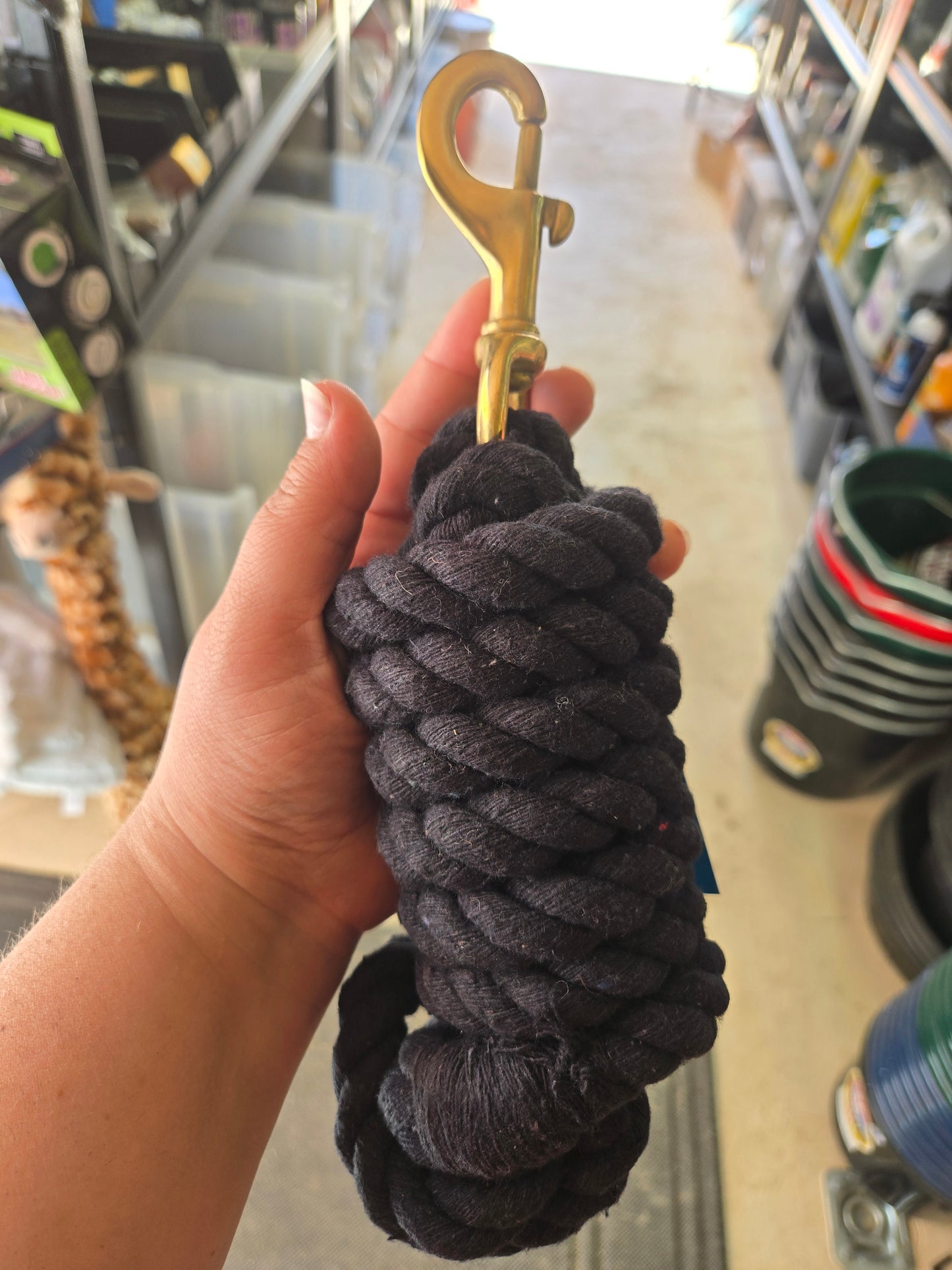 3-Ply Cotton Lead with Solid Brass Snap