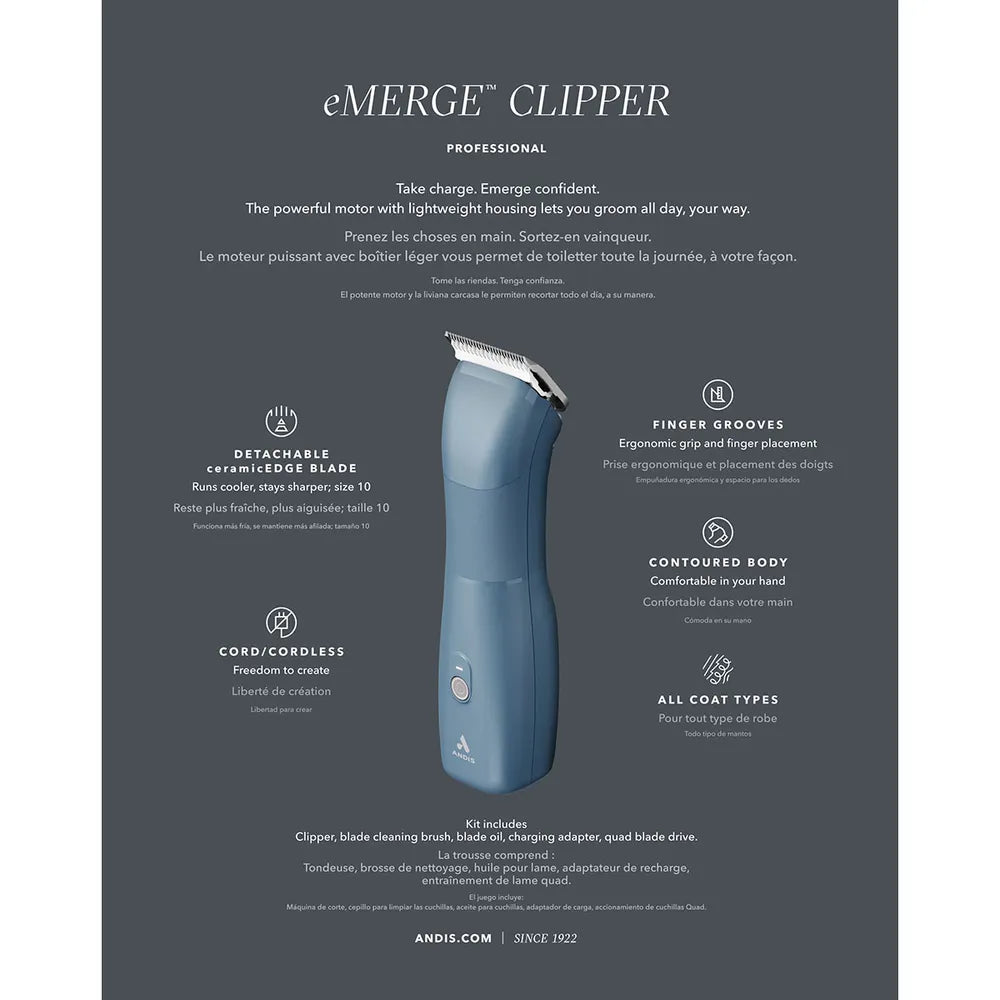 eMERGE Cord/Cordless Clipper