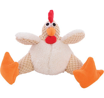 GoDog Fat Rooster Dog Toy