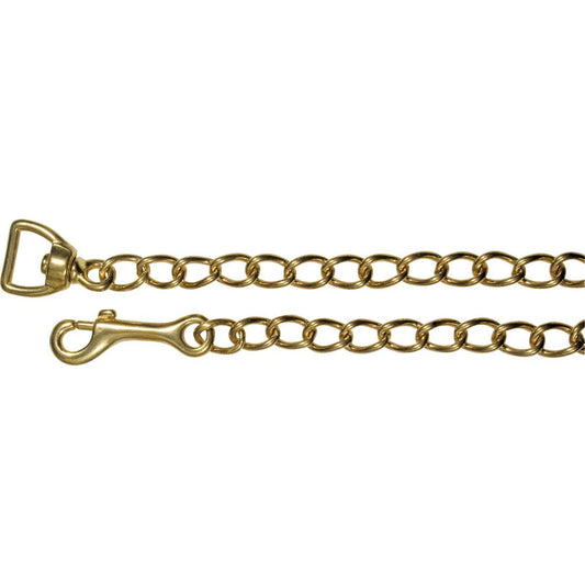 30" Brass Stud Lead Chain