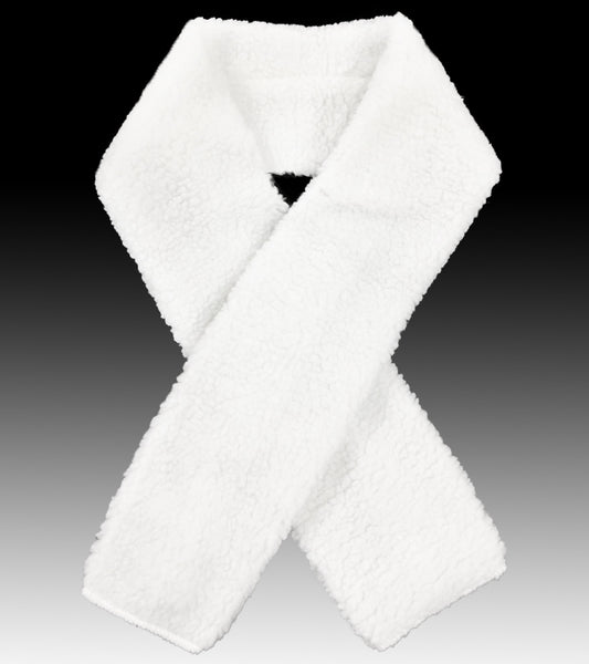 White Fleece Girth Cover