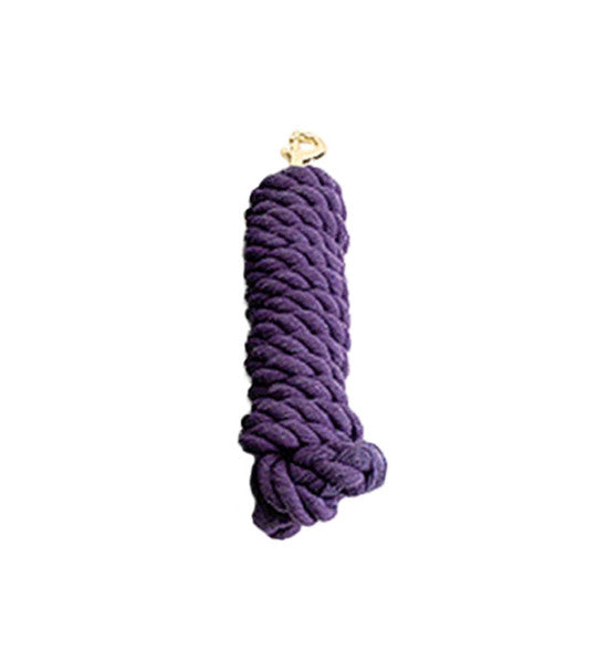 Cotton Lead Rope with Brass Snap