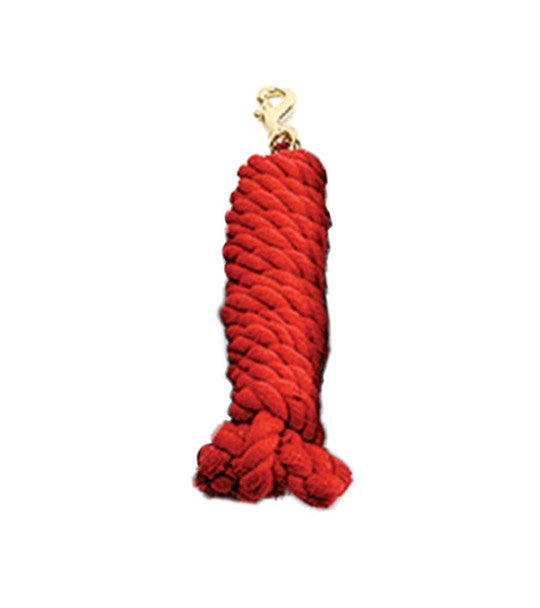 Cotton Lead Rope with Brass Snap