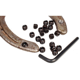 Metal Horseshoe Stud Hole Plugs