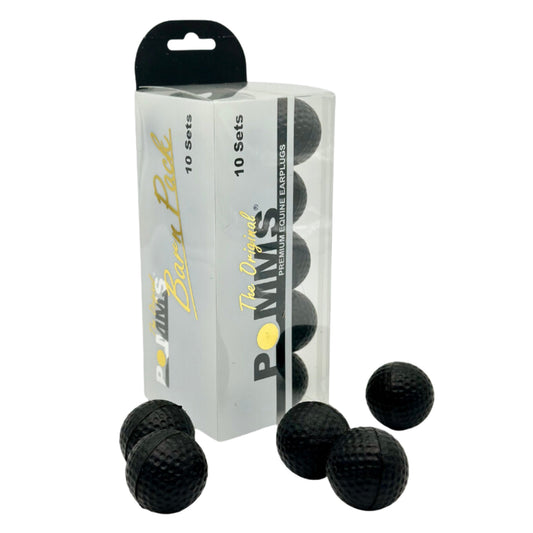 POMMS Original Ear Plugs Barn Pack (10 Pairs)