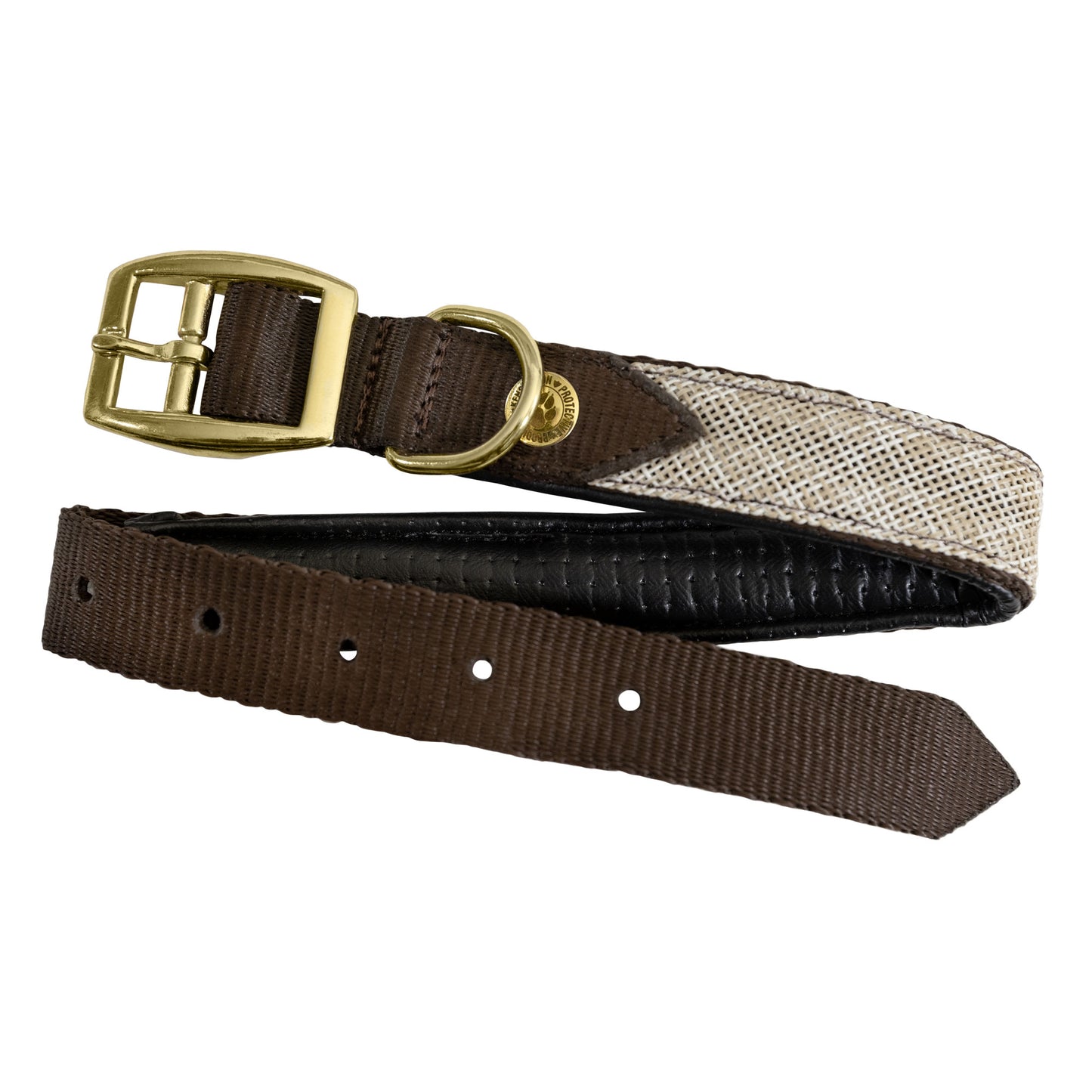 Nylon Dog Collar with Textilene & Padding