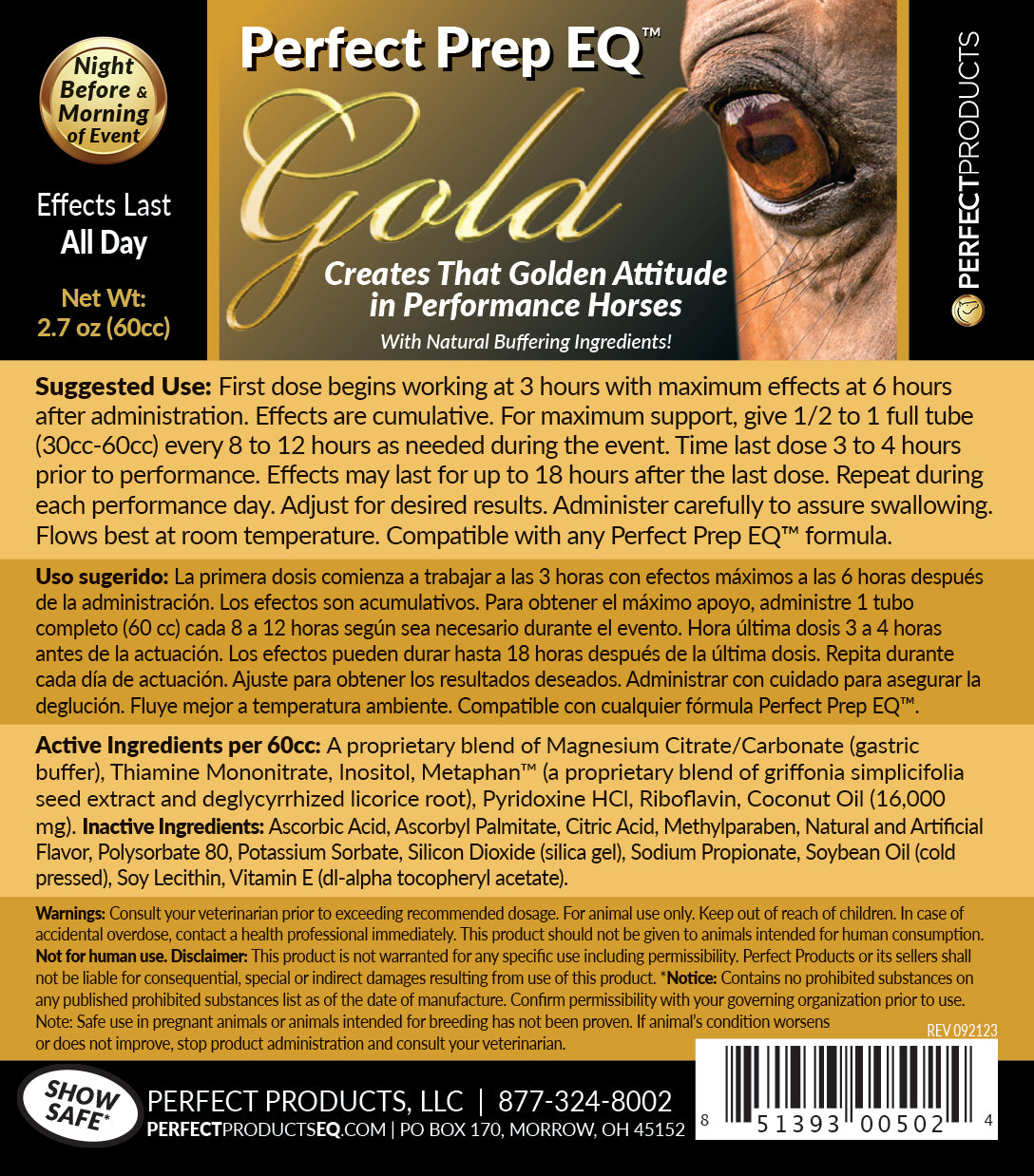 Perfect Prep EQ™ Gold Calming Paste