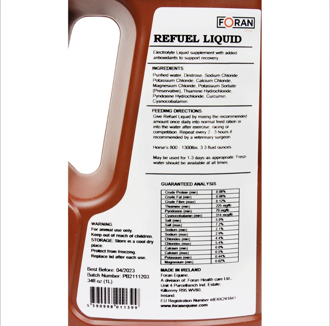 Refuel Liquid Horse Supplement