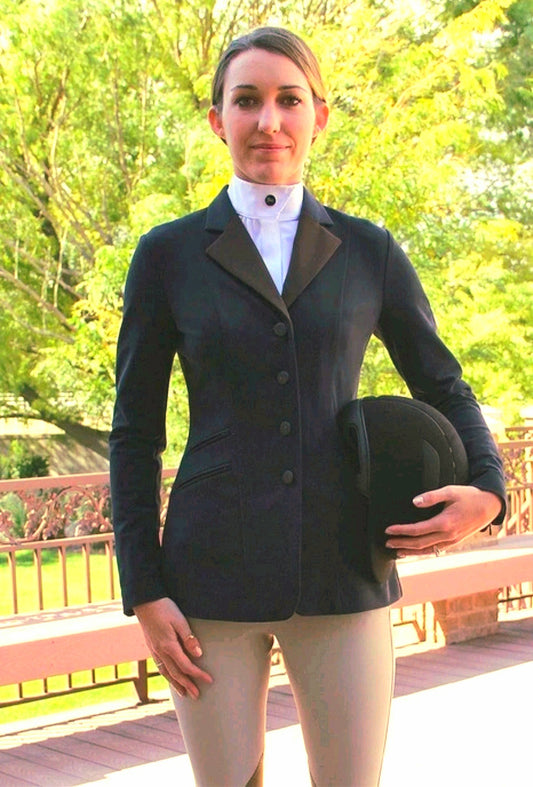 RJ Classics Washington Show Coat in Navy & Brown - Women's 10, 8