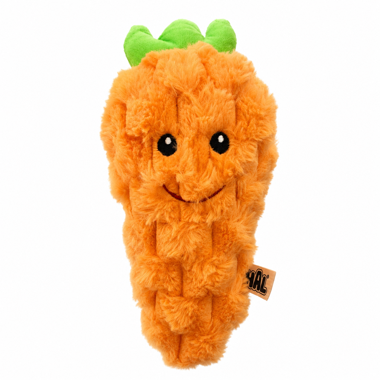 Carrot Plush Dog Toy