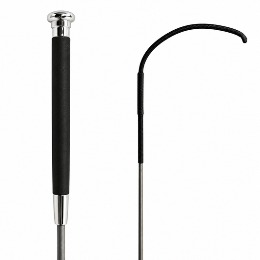Dressage Whip with Lacquered Shaft