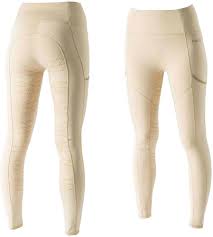 Kira Ulti Comfort Extra Grip Women's Riding Tights - Tan