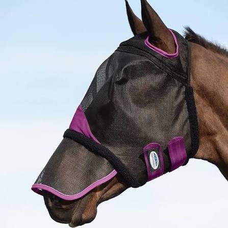 Fly Mask with Nose, No Ears - 60% UV Protection - Full