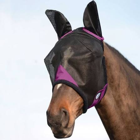 Fly Mask with Ears /no nose - 60% UV Protection