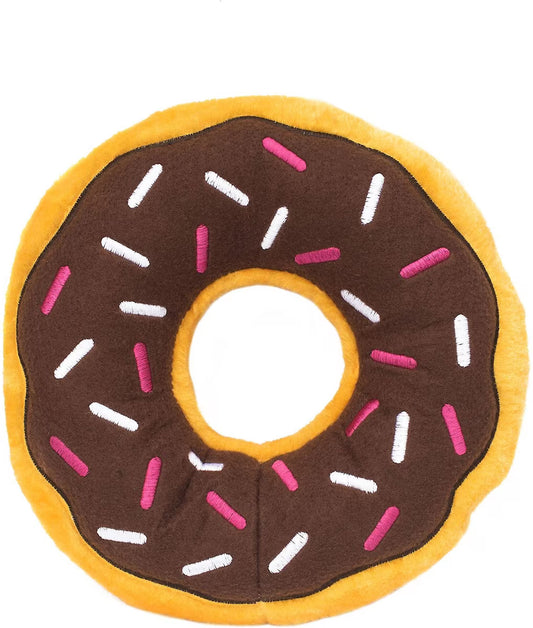 ZippyPaws Chocolate Jumbo Donutz Dog Toy