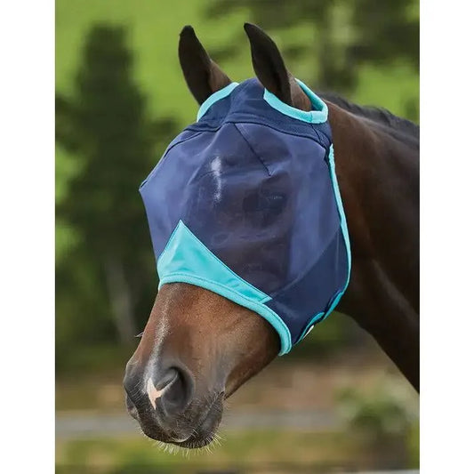 Fine Mesh Fly Mask No Nose/Ears -Warmblood